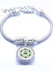 Damentrailing mit Herz-Design aus Stahl 24cm