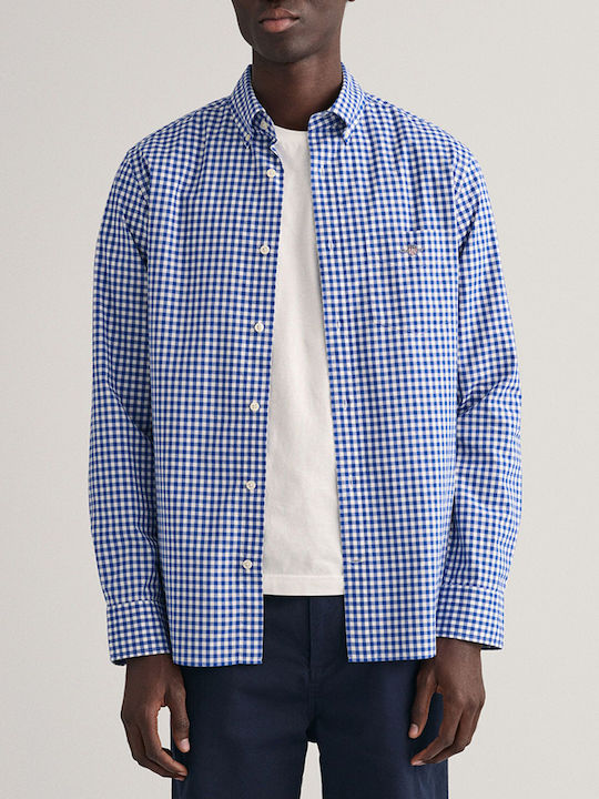 Gant Bumbac Cămașă Blue