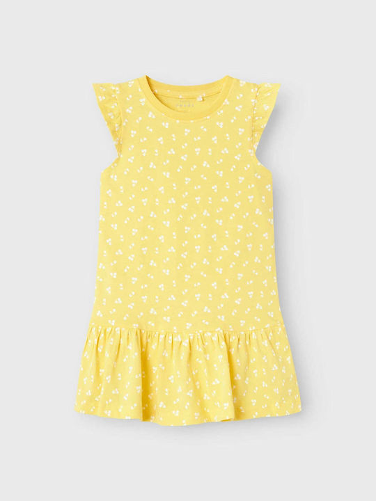 Name It Mädchen Kleid Yellow