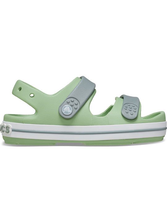 Crocs Crocband Children's Beach Clogs Green Fair Green / Dusty Green