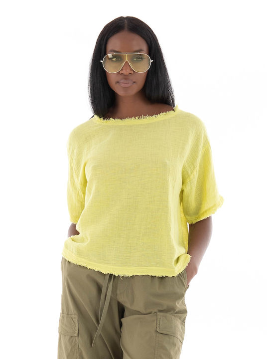 Deha Γυναικείο T-shirt Lime