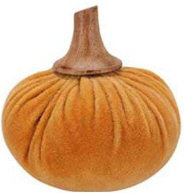 Decorative Pumpkin made of Wooden 8.5x9cm 1pcs