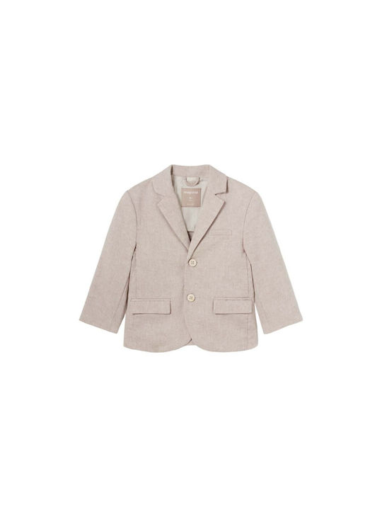 Mayoral Kids Blazer Beige