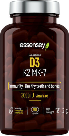 Essensey Nutrition D3 K2 Mk-7 (90 Caps)