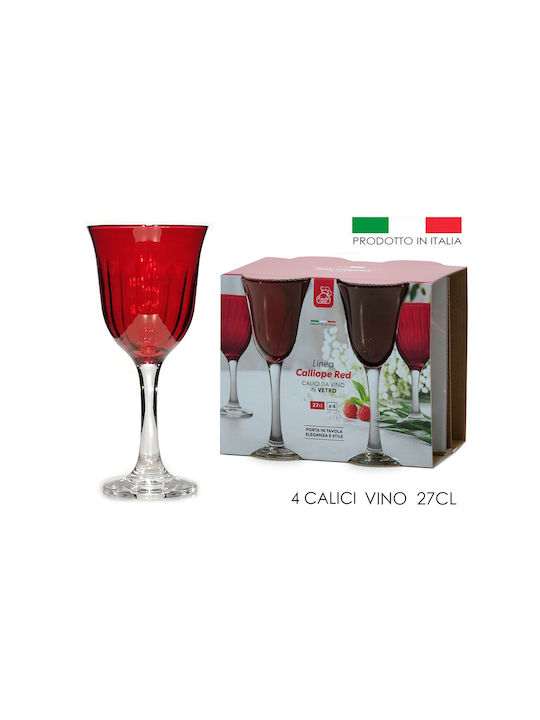 27cl Gläser-Set für Weißwein aus Glas Stapelbar 270ml 4Stück