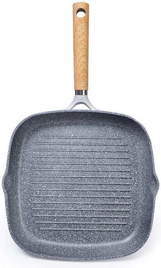 Fissman Shadow Borneo Grătar Din Aluminiu Cu Acoperire Interioară Antiaderentă