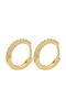 Copper Earrings Fashionable Classic K02 Gold