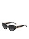 Carolina Herrera Women’s Sunglasses with Black Horn-Rimmed Frame and Grey Gradient Lens HER 0221/G/S 3H2/9O