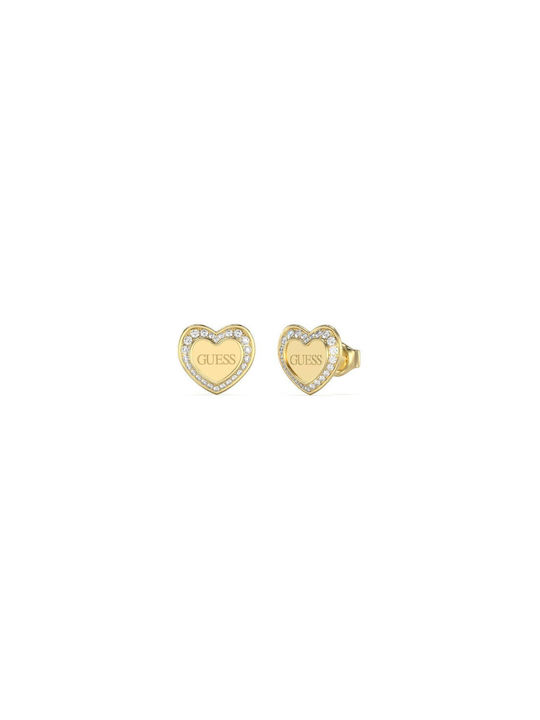 Guess Steel Earrings Amami Jube04035jwygt