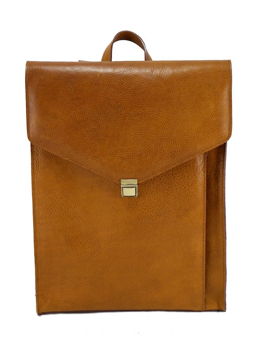 Mybag Leather Backpack Brown