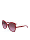 Liu Jo Women's Sunglasses with Pink Plastic Frame and Pink Lens
