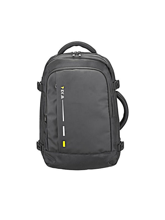 RCM Men's Fabric Backpack Black