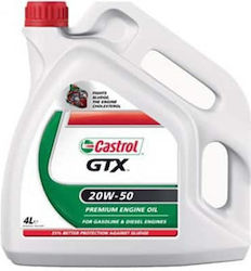 Castrol Motorcycle Oil for Four-Stroke Engines 20W-50 4lt