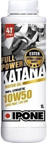 Ipone Katana Full Power 100% Синтетично Масло за мотоциклети за четиритактови двигатели 10W-50 1лт