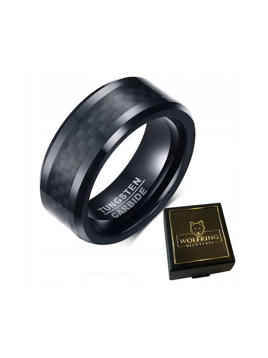 Wolfring Men's Steel Ring