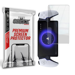 GrizzGlass Hybridglass Schutzart Gehärtetes Glas für Playstation Portal