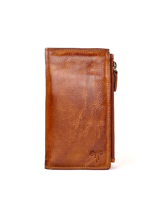 Kion Large Leather Women's Wallet Brown
