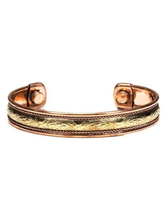 Kupferarmband magnetisch mit gravierten Designs