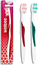 Wellbee Pierrot Manuelle Zahnbürste Mittel Wellbee Pierrot Manuelle Zahnbürste Mittel