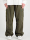 Men's Jeans Pants with Loose Baggy Fit Dark olive oil