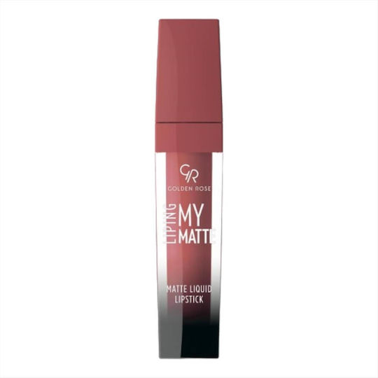 Golden Rose Liping My Matte Lang anhaltend Flüssig Lippenstift Matt No24 5ml