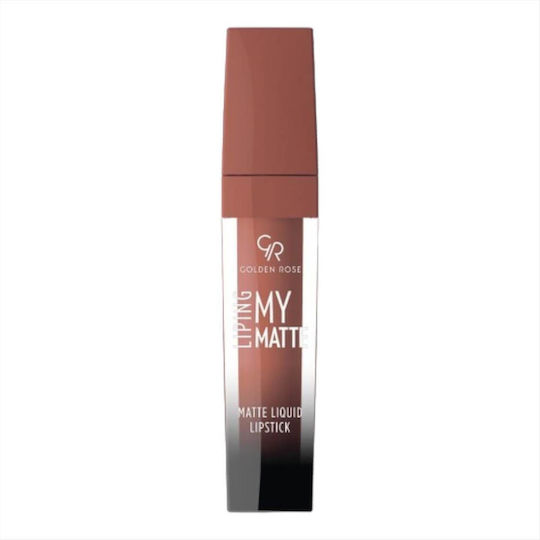 Golden Rose Liping My Matte Lang anhaltend Flüssig Lippenstift Matt No23 5ml