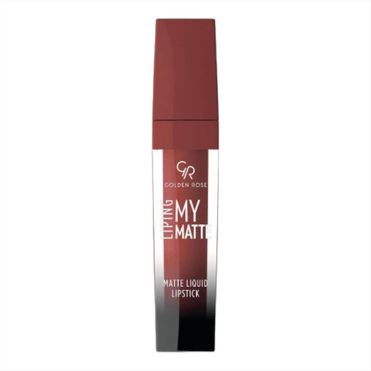 Golden Rose Liping My Matte Lang anhaltend Flüssig Lippenstift Matt No27 5ml