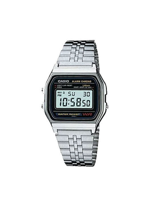 Casio Digital Ceas Baterie cu Brățară metalică