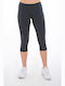 Women's Capri Training Legging Gray