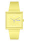 Swatch Swatch Women's Watch with Yellow Rubber Strap