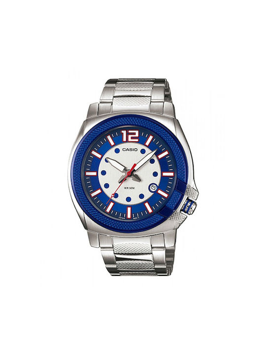 Casio Мъжки Часовник На Батерия Сребрист