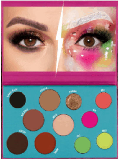 Wibo Παλέτα με Σκιές Ματιών σε Στερεή Μορφή Feel My Mind Eyeshadow Palette 7gr