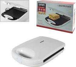 DictroLux 06511569 1200W για 2 Τοστ Λευκή DictroLux 06511569 1200W για 2 Τοστ Λευκή
