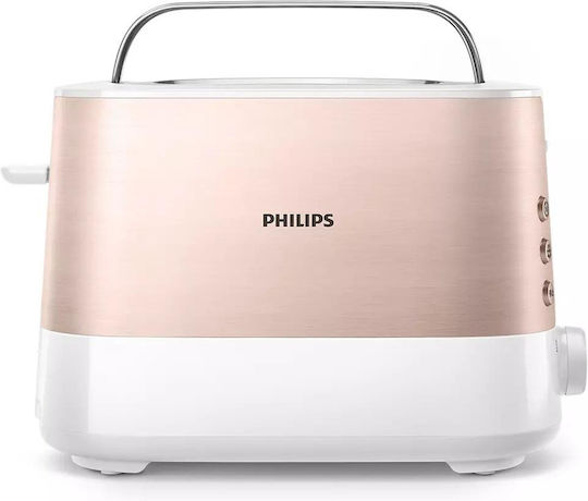 Philips Viva Collection Toaster 2 Schlitze 1050W Rosa