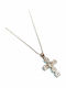 Amalfi Accessories Кръст от Стомана с Верижка