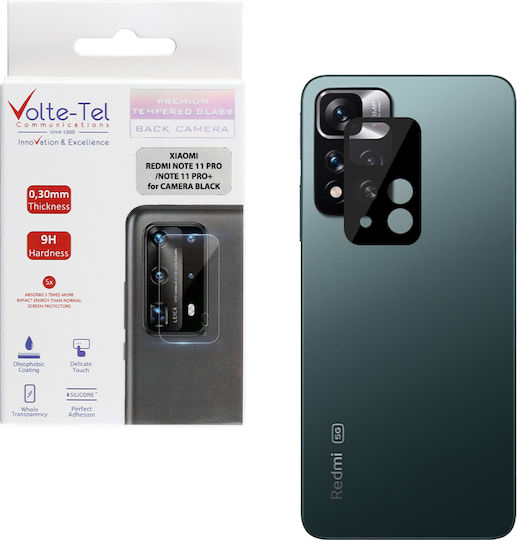 Volte-Tel Camera Protection Tempered Glass Black for the Xiaomi Redmi Note 11 Pro+ Plus DBX032757A8