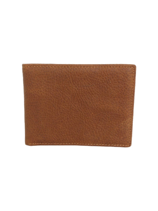 My Shoe Fashion Men's Leather Wallet Tabac Brown