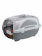 Ferplast Atlas 20 Deluxe Cat Carrier Cage 57.6x37.4x37.4cm Gray