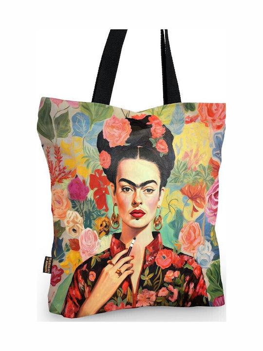 Schultertasche Künstler Pitex Samt mit Reißverschluss und Tasche - Frida (40x40x10 cm) Tbm35414 Künstler Pitex