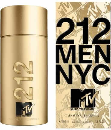 Carolina Herrera 212 Men Mtv Eau De Toilette Spray 100ml Limited Edition
