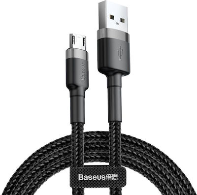 Baseus Nylon Împletit USB 3.0 spre micro USB Cablu Negru 2m 1buc
