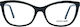 Roberto Cavalli Gacrux 867 001 Women's Acetate Prescription Eyeglass Frames Butterfly Black