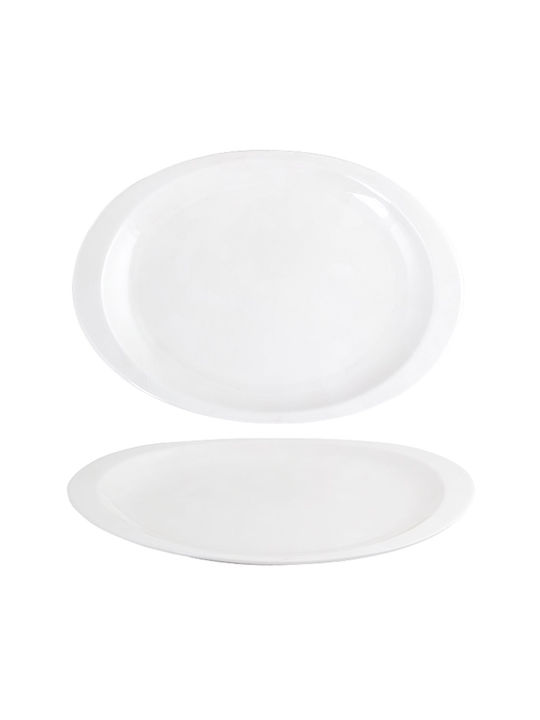 Cok Spain Serving Platter Oval made of Porcelain White