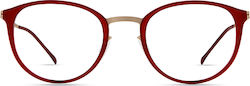 Modo Eyeglass Frame Cat Eye Red 4094M5022140