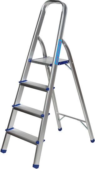 Keskor Ladder Aluminum with 3+1 Steps