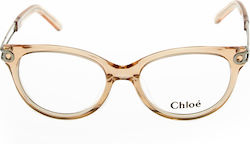 Chloe Transparent Plastic Eyeglass Frame Cat Eye C26685117135