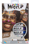 Carnival Face Painting Mask Up 6pcs