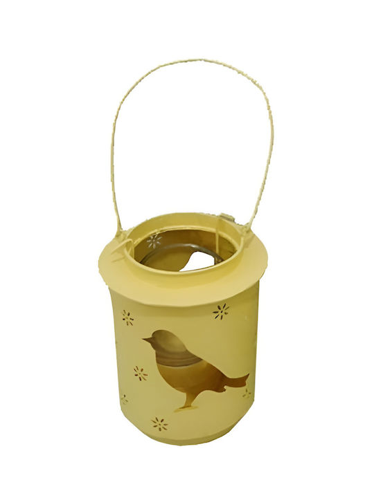Etoile Laterne Metallisch Gelb 9x9x12cm 1Stück