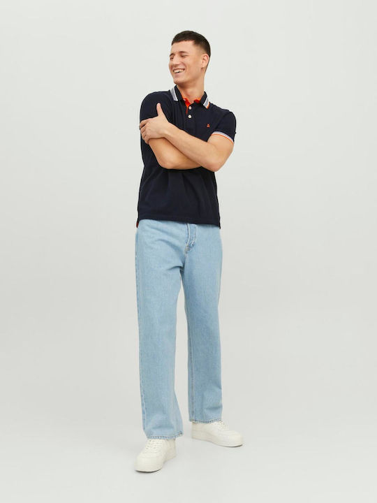 Jack & Jones Polo Bluză cu mânecă scurtă Black ...