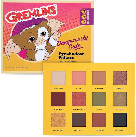 Mad Beauty Paletă cu Farduri de Pleoape Matifiant Formă Solidă Gremlins Eyeshadow Palette
